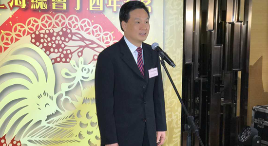 林武出席上海總會新春團(tuán)拜會