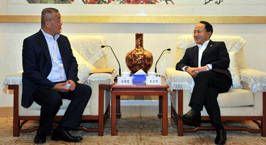 王志民會見中國平安保險集團(tuán)董事長馬明哲