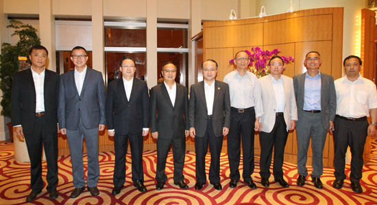 王志民會見在港參加香山科學(xué)會議的部分院士和專家