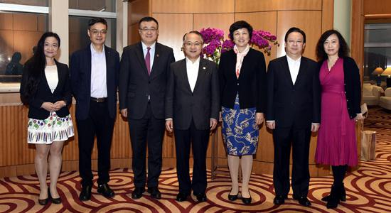 王志民會見清華大學(xué)校務(wù)委員會主任陳旭一行