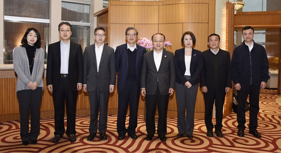 王志民會見中國投資有限公司總經(jīng)理屠光紹