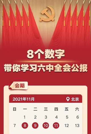 8個數(shù)字，帶你學習六中全會公報